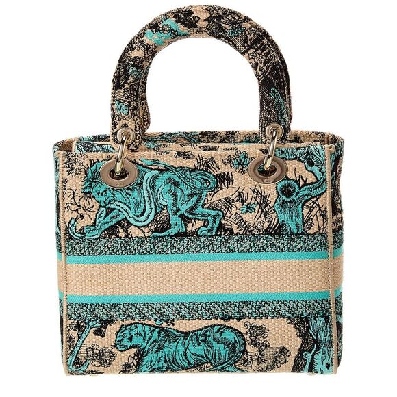 Dior Lady D-Lite Medium Canvas Tote - Picture 2 of 4